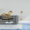Sculpture Figurine Artwork Collectible Ornament Horse Statue for Desk Decoration Bookcase Living
