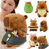 2330Cm Fun Professional Capybara Plush Doll Pillow Barber Bee Turtle Dress Capybara Animal Stuffed Home Decor Gift For Kids