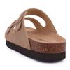 Smile Pop Classic Arizoan Men Suede Slippers Men Clogs Sandals Cow Suede Outdoor Antiskid Slippers with Adjustable Buckle Straps