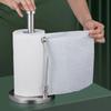 Practical Stainless Steel Paper Holder Vertical Weighted Base Paper Roll Stand Simply Tear Non-slip Freshness Film Shelf Kitchen
