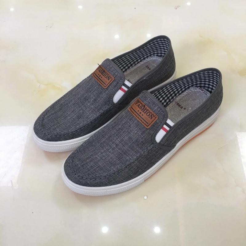Men Casual Shoes Slip on Canvas Loafers Comfortable Walking Flats for Man Dude Non Slip Soft Moccasins Sneakers Summer Hombre