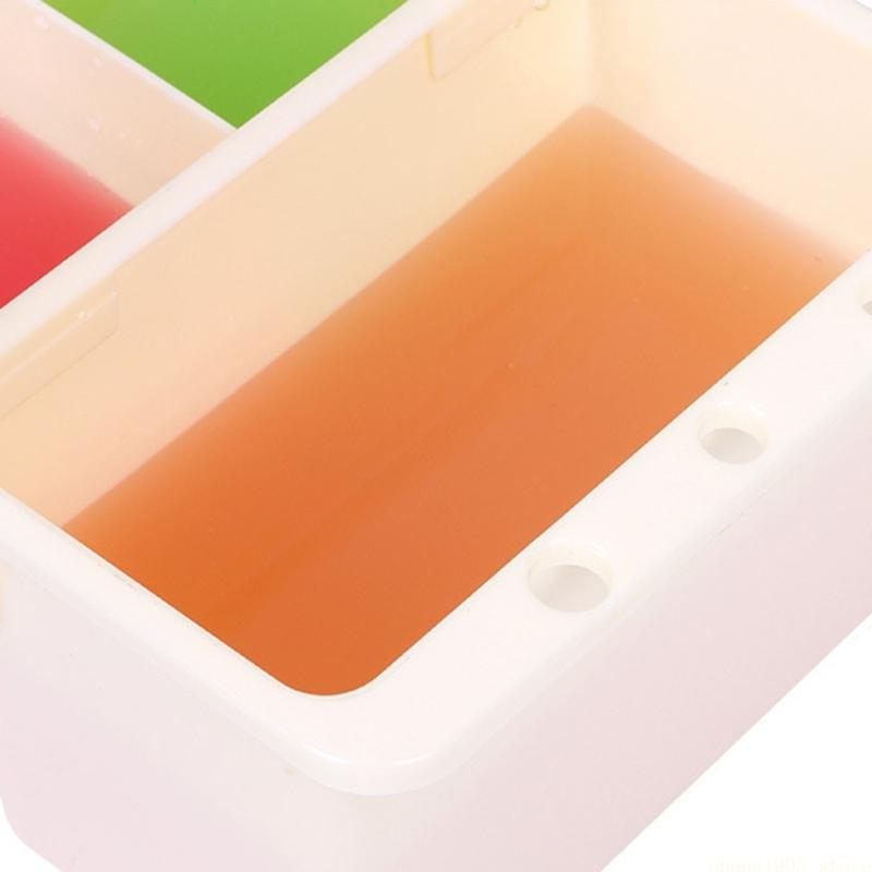 QX2E Paint Brush Cleaner Paint Brush Washer Holder Artist Brush Washer Brush Washing Bucket for Acrylic Watercolor Painting