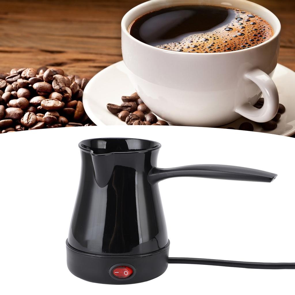 Elektrische Türkische Kaffeekanne 300ML Schnelle Gleichmäßige Erhitzung Edelstahl Türkische Elektrische Kaffeemaschine für Gelben Wein T EU-Stecker 220V