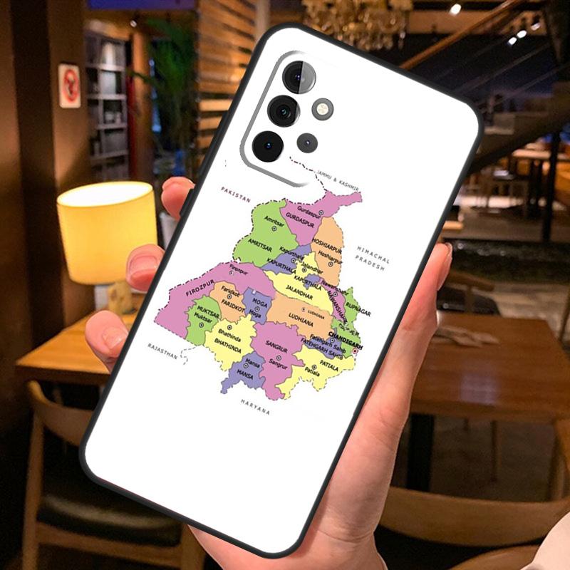 

Punjab Map Outline Case For Samsung Galaxy A56 A36 A54 A34 A14 A06 A16 A26 A12 A32 A52 A13 A33 A53 A15 A35 A55 Samsung A13 4G