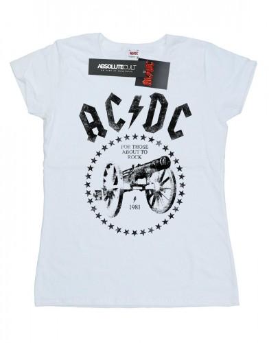 AC/DC Womens/Ladies We Salute You Cannon Sweatshirt