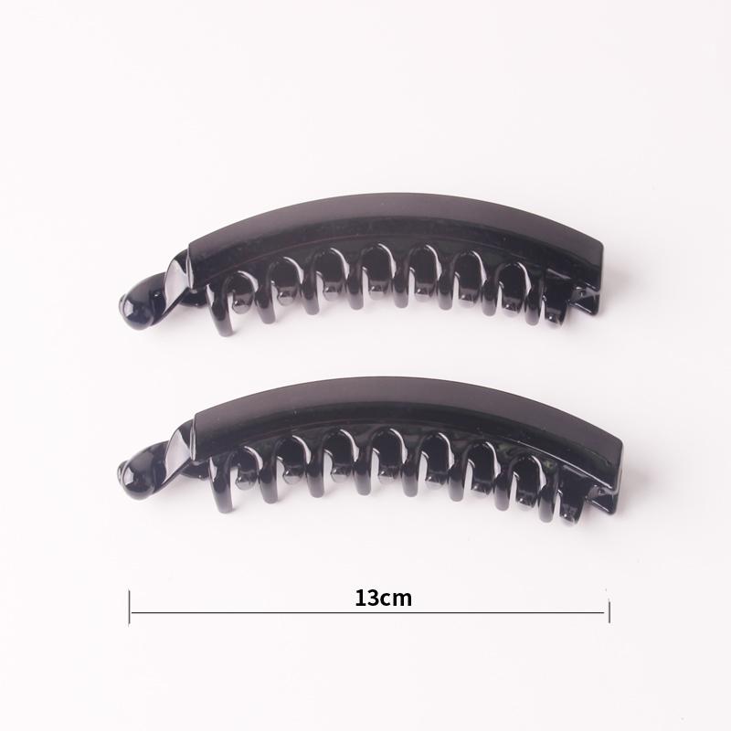 Summer Hair Accessories Banana Hair Clip for Lady Environmental Abs Tines Crab for Hair Twist Hair Pin for Girls 2 Pieces