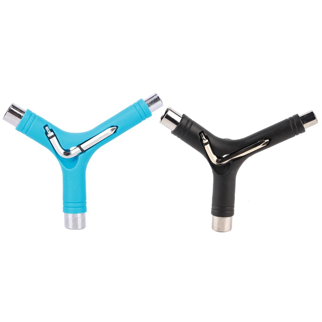 Y Type Multipurpose Five Functions Alloy Steel Wrench Professional Skateboard Tool
