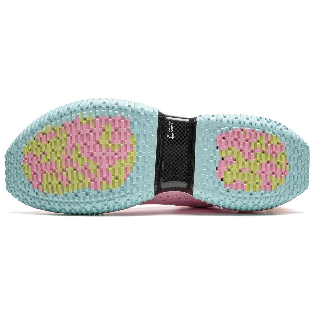 Li Ning Trendy Comfortable Non-Slip Breathable Low-Top Basketball Shoes Men Sneakers Fengxian-Pink ABFU013-2