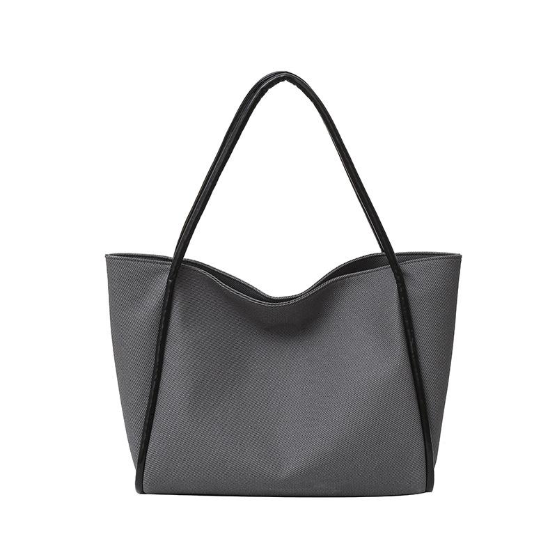 Winter new canvas tote bag shoulder women's bag portable large capacity women's backpack fashionable versatile bag