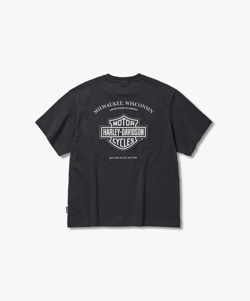 HARLEY-DAVIDSON COLLECTIONS® Essentials Milwaukee T-Shirt Dark Grey_Hh16111054