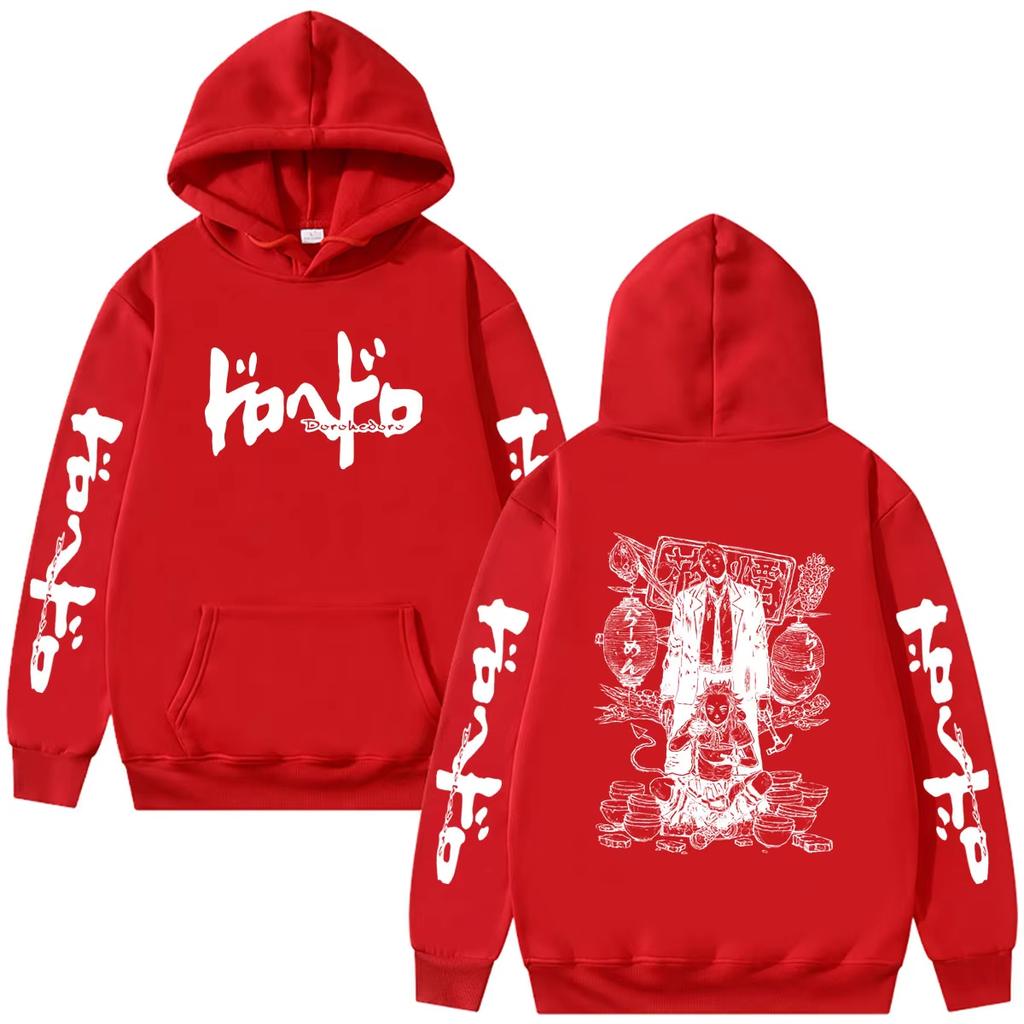 2026 Hot Sale Japanese Anime Dorohedoro Shin Noi Graphichoodie Men Women Gothic Horror Oversized Streetwear Hoodie Y2K Gothic Oversized Hoodie