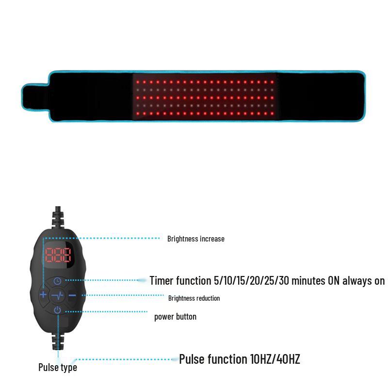 Red Light Infrared Therapy Waist Belt for Back Pain Relief