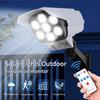 Solar Outdoor Lighting Simulation Garden Light Remote Control LED Fake Camera Wall Light Waterproof Security For Home Indoor