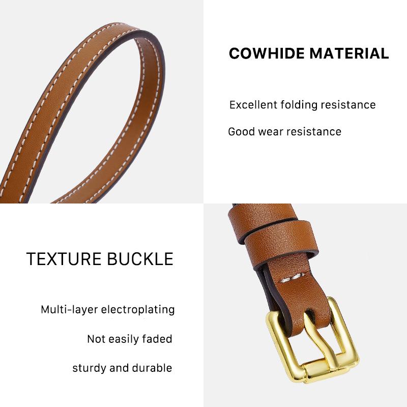 EverToner Leather Handbag Replacement Crossbody Shoulder Straps Fits For C-line Trio-mphe Bag Belt Accessories