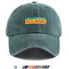 Pc FEINKOST KOLINSKI Printed Baseball Cap Fashionable Letter Pattern Design Simple Vintage Style Snapback Hat Unisex Adjus