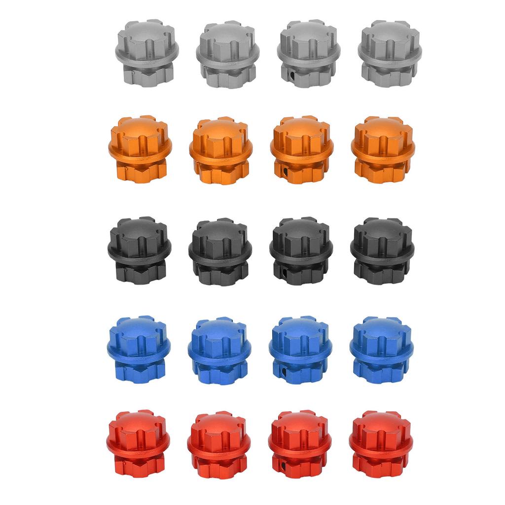 4PCS RC Wheel Hex Hub Aluminum Alloy 17mm RC Hub Nut Wheel Drive Hex Hub Adapter with Pins for Traxx