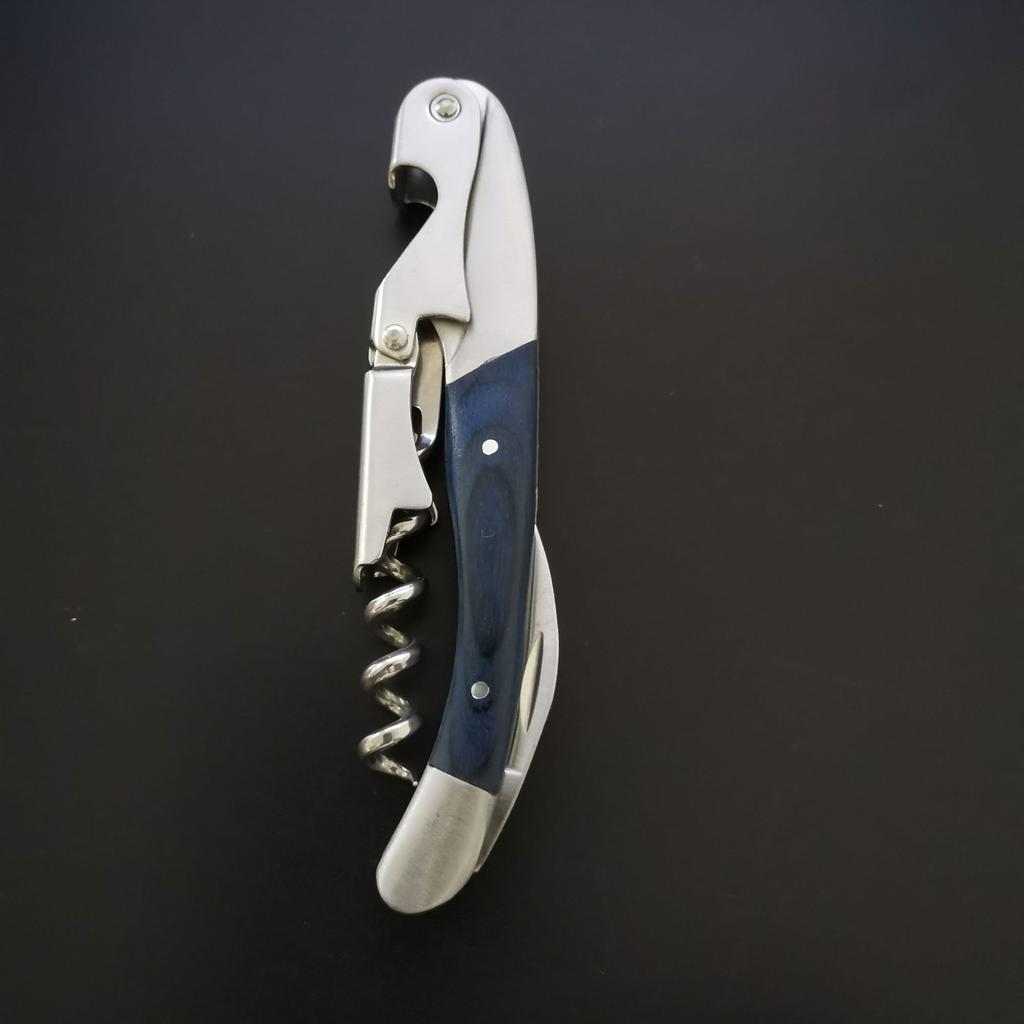 Stainless Steel Red Wine Beer Bottle Opener Cork Screw Wood Multi Function Seahorse Safe Cut Kitchen Bar Tools Wholesale