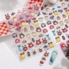 Cyansea 5D Embossed Cute Christmas Cartoon Nail Art Stickers - DIY 3D Decoration
