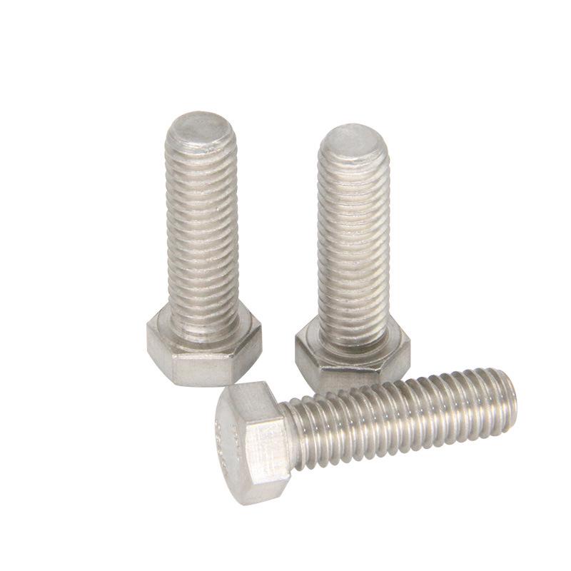 Stainless Steel Hex Bolt DIN933 Metric M3/M6/M18, A2-50/70