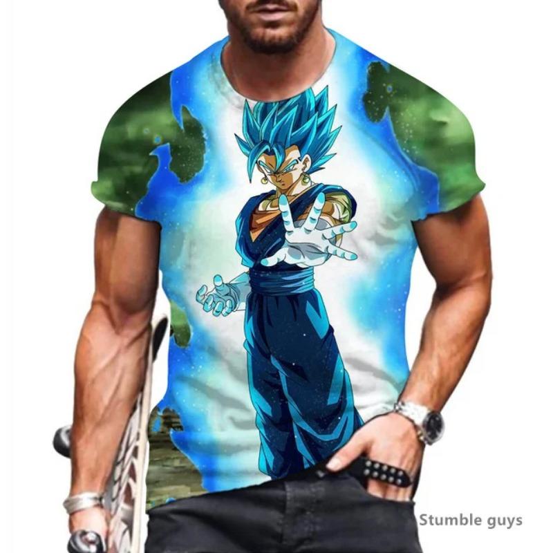 New Dragon Ball Super Goku Super Saiyan God Cosplay T-Shirt Men Women 3D Print Anime Graphic Tee Casual Short Sleeve Tops Fans
