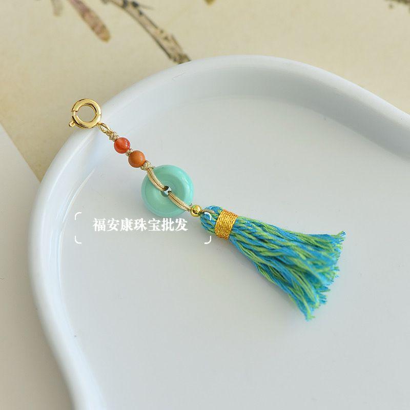 

Магнезит Бирюза Маленькая Капля Кисточка Подвеска Сделай Сам Ручное Плетение Ручная Веревка Ожерелье Коллекционные Предметы-Автограф Четки Модные Аксессуары Ping An Deduction