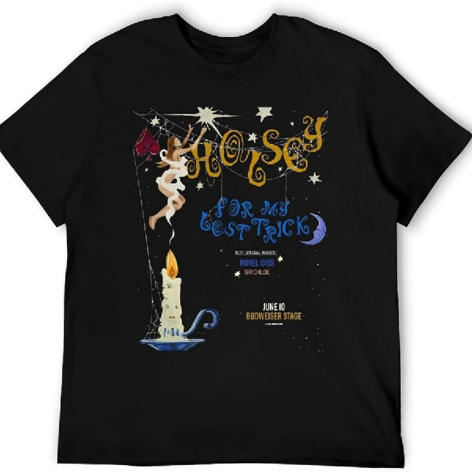 

Halseys Shirt Mens Cotton Soft Tshirt Cool Graphic Top Printed Casual Tees XXXXXL чорний