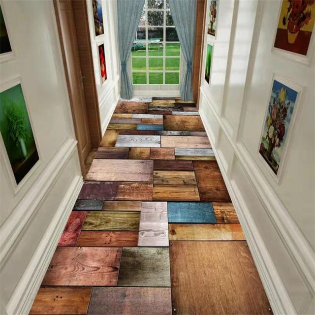 Fashion Simple Corridor Carpet Aisle Home Kitchen Non -Slip Strip Living Room Bedroom Room Decoration Corridor Porch Door Mat