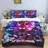 New Spider-Man Printed Bedding Set, Cartoon Pattern Duvet Cover and Pillowcases, Single/double Sheet Set.