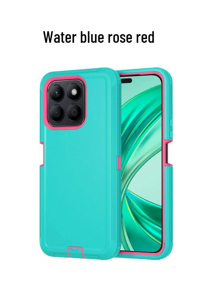 Honor X8B/X8A 4G 3-in-1 Drop-Proof Protective Phone Case