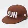 BLUE SUNFLOWER Bluesf SUN Logo Printed Camp Cap - Brown