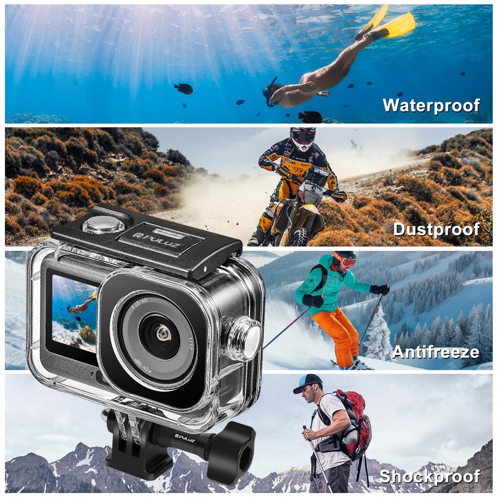 Fat Cow Wasserdichtes Tauchgehäuse für DJI Osmo Action 6 Sportkamera (60m Tiefe)