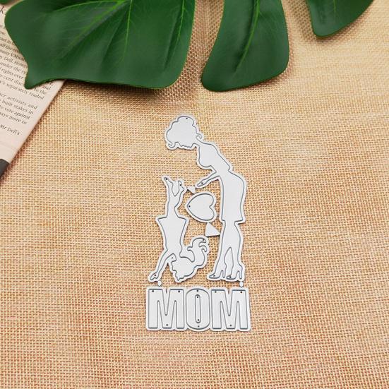 Mother Day Greeting Card Cutting Dies DIY Scrapbooking Embossing Stencil Mold