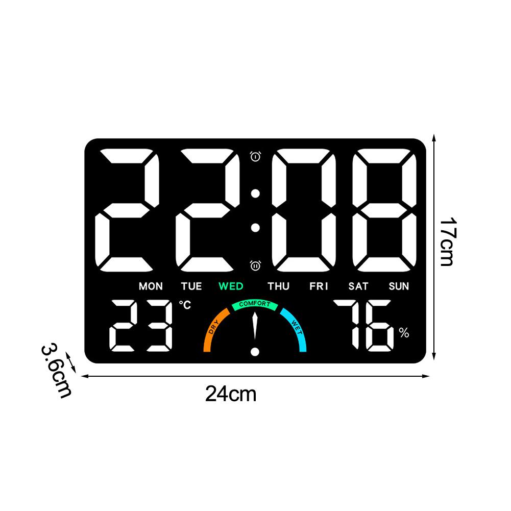 Electric Alarm Clock LED Clock Wallable Clocks Stand-Alone Clocks Batteries Are Not Included For Living Room Parts Decoration