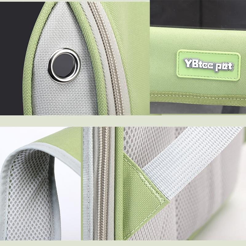 Katzentransportboxen Katzenrucksack Atmungsaktives Netz Hunderucksack Faltbar Großes Fassungsvermögen Katzentragetasche Outdoor-Reisetasche Haustierbedarf