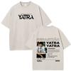 Singer SEBASTIAN YATRA Entre Tanta Gente Tour  Print T Shirt Unisex Cotton Casual Vintage Washed Oversized Tshirts Streetwear