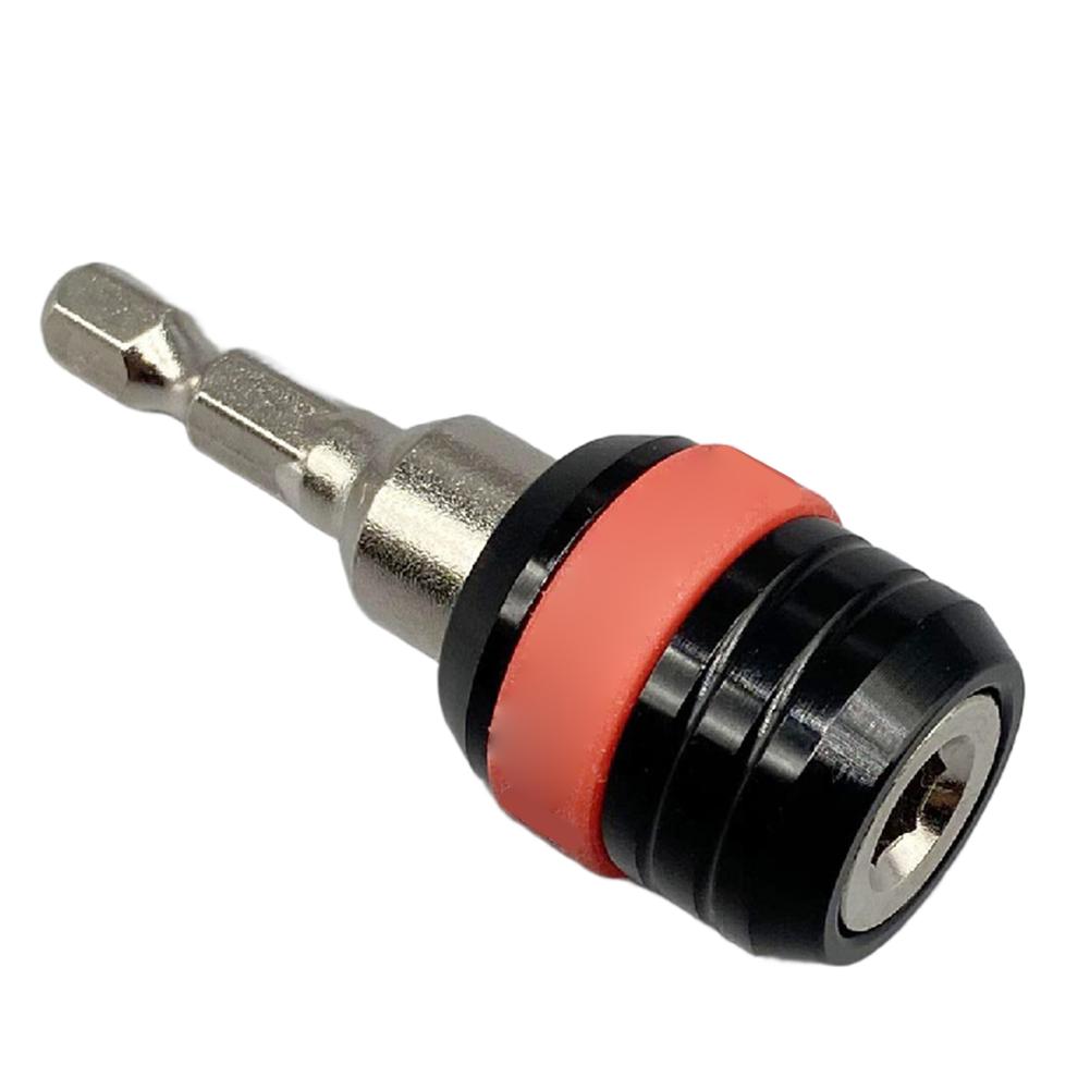 1 Pcs Bit Holder 60mm Hex Shank Quick Coupling 1/4 Electric Holder Drill Chuck Adapter Power Tool Accessories