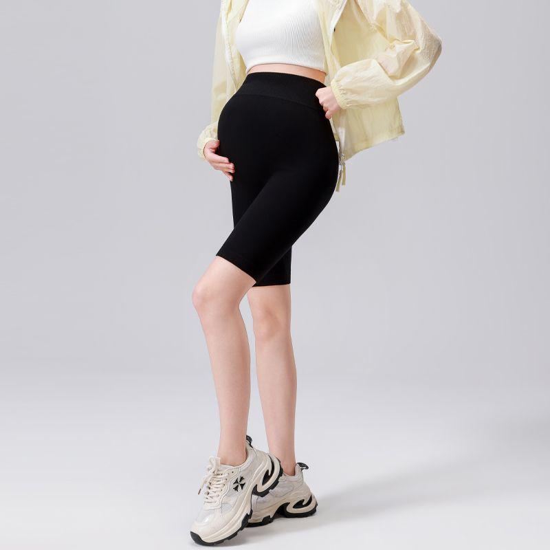 

2025 New Style Maternity Leggings: Cozy Winter Outerwear, Plus Velvet, Soft Cotton, Belly-Friendly Design One Size