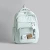 Korean version simple school bag for junior high school college girls book bag large capacity waterproof outdoor travel backpack