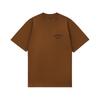 Carhartt WIP T-shirt Casual Moda Sportiva Colore Solido Classica Vintage Manica Corta Uomo Top Marrone CHXTEI034779O