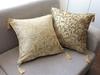 Turkish Cushion Chenille Busse Ivory Cover, 45cm, Fabric,
