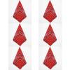 1/4/6pcs Paisley Bandana Printed Square Scarves Wristband Hair Band Neck Scarf Headwear Handkerchief Unisex Fashion Head Square