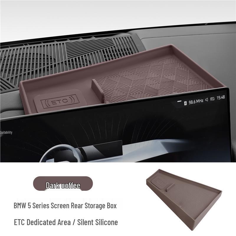 Caixa de Armazenamento de Silicone para Série 3, 5, 7 & X3, X5, X6, X7 da BMW - Console Central