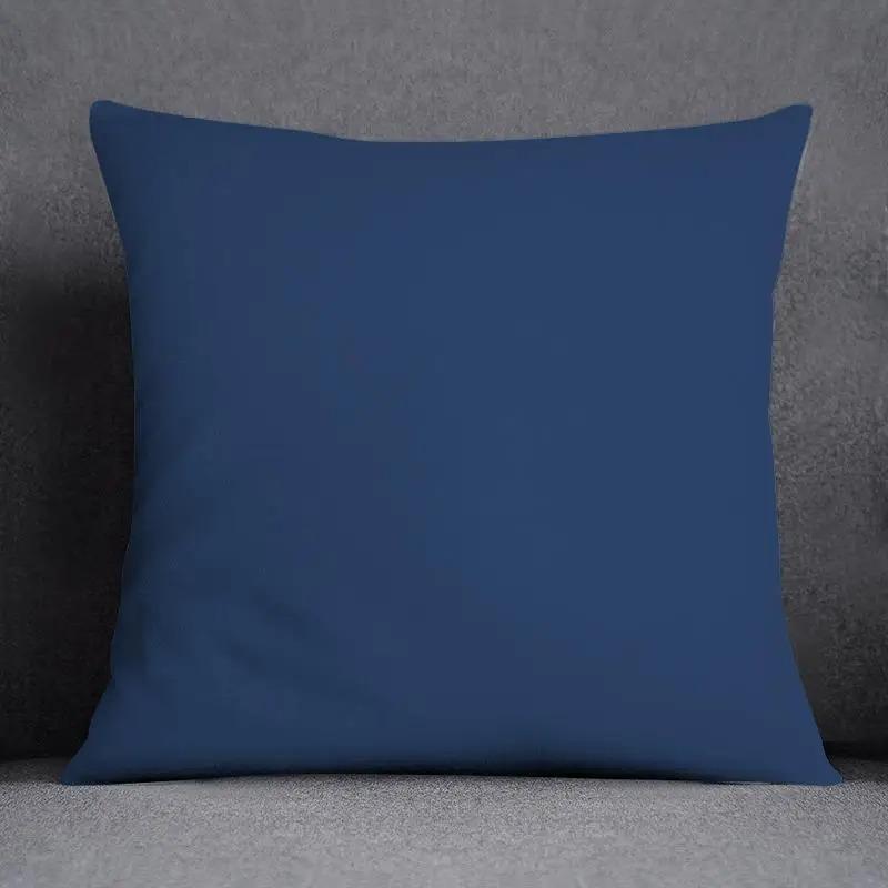 Blue Striped Plaid Pillowcase Office Living Room Home Pillowcase Car Ornaments