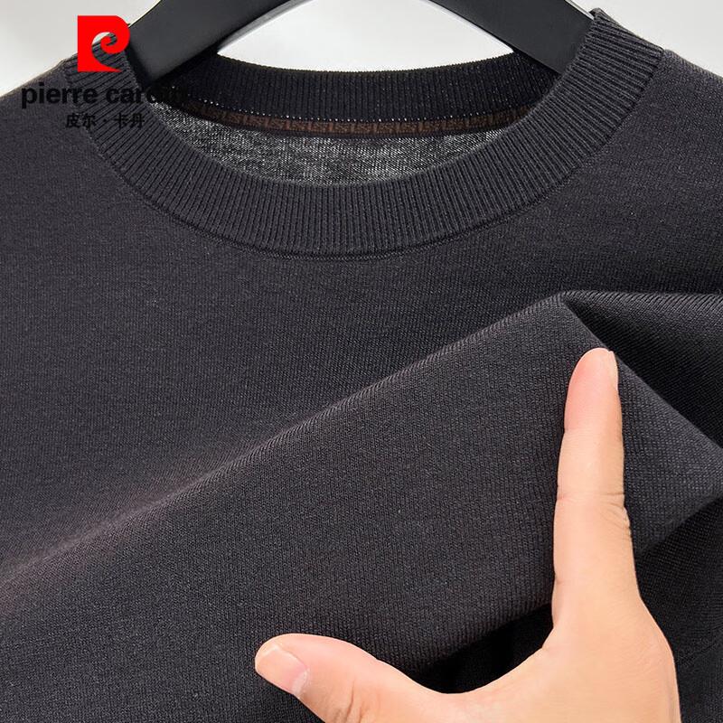 Pierre Cardin Men's Wool & Silk Blend Crew Neck Sweater