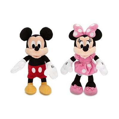 Disney Mickey & Minnie Mini Plush Pair Set, 23.5cm, Pink, 2018 [Used]