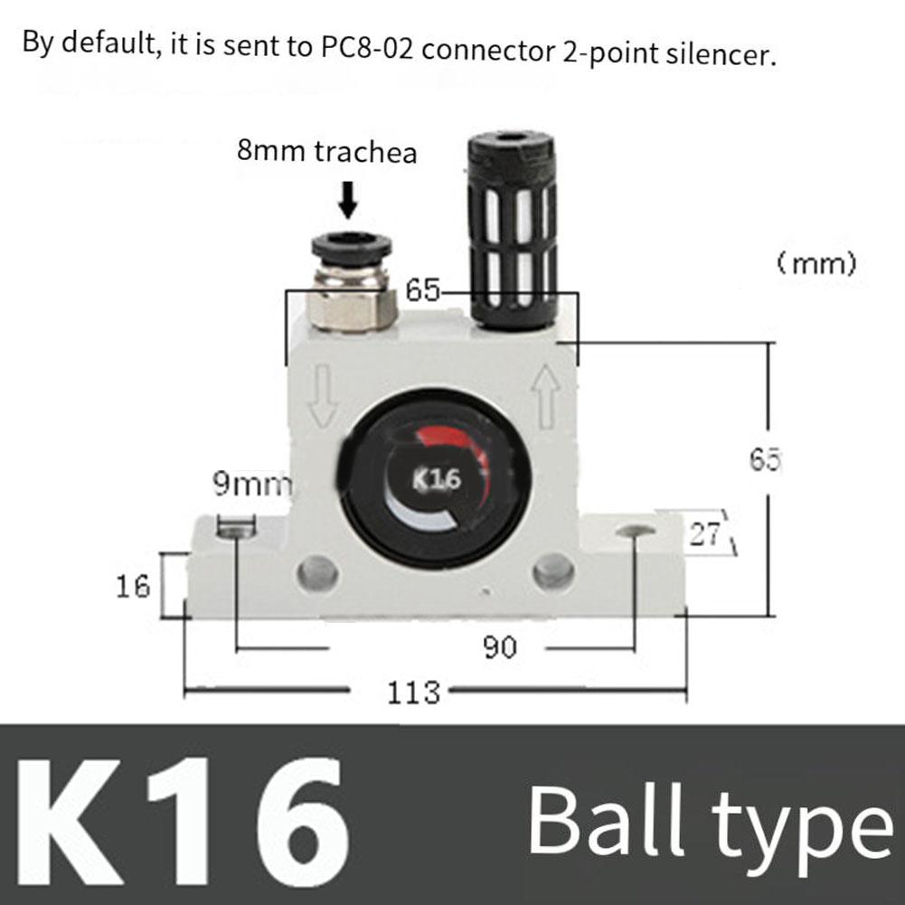 With A Special Grease Pneumatic Vibrator 0.15~0.8Mpa 245-4000 N