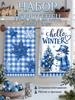 Kitchen towel 2 pcs polyester multi-colored