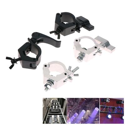 1 Piece Aluminium Truss Clamps 28-32mm Tube O Hook Stage Lighting Mount Bracket Fast Lock Lighting Clamp