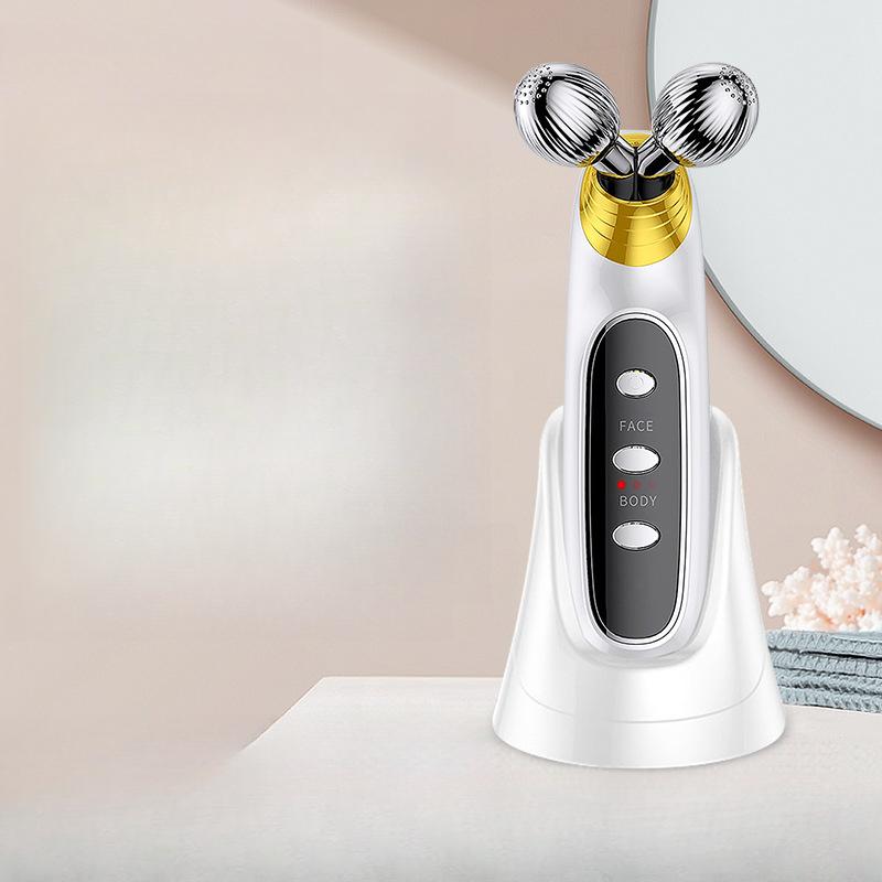 3D Roller Massager, Beauty Instrument Japanese Massager V Face Beauty Instrument Face Massage Stick Beauty Instrument