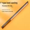 Stainless Steel Double-Sided Nail File - Coarse & Fine Buffing and Shaping Tool